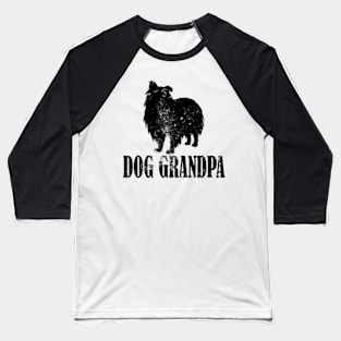 Sheltie Dog Grandpa Baseball T-Shirt